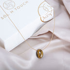 Leo Zodiac & Touch – Tiger’s Eye Necklace