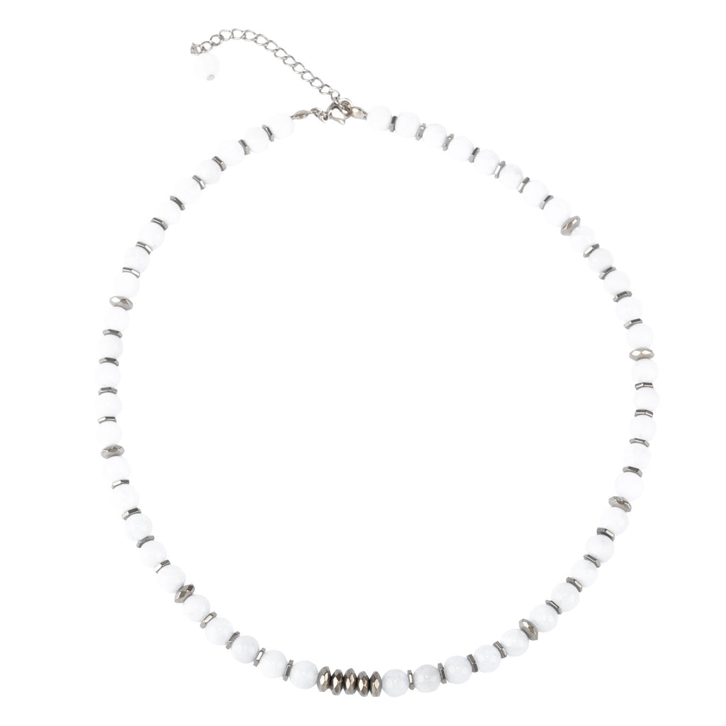 Life Bloom Moment – Moonstone Necklaces (Silver Version)
