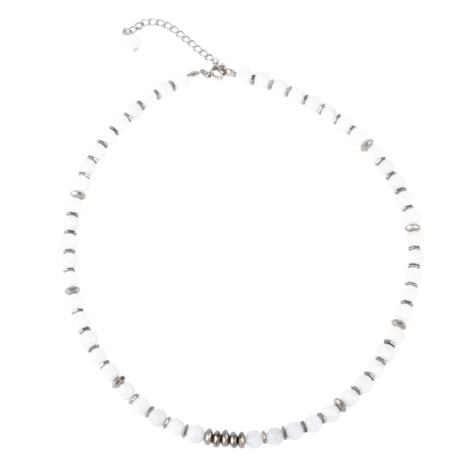 Life Bloom Moment – Moonstone Necklaces (Silver Version)