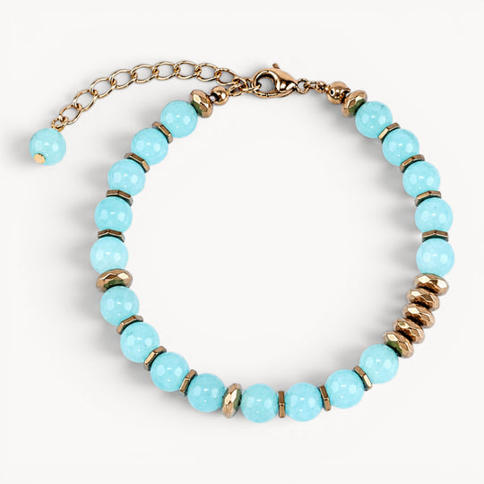 Fresh Start Moment – Amazonite Bracelet (Gold Version)