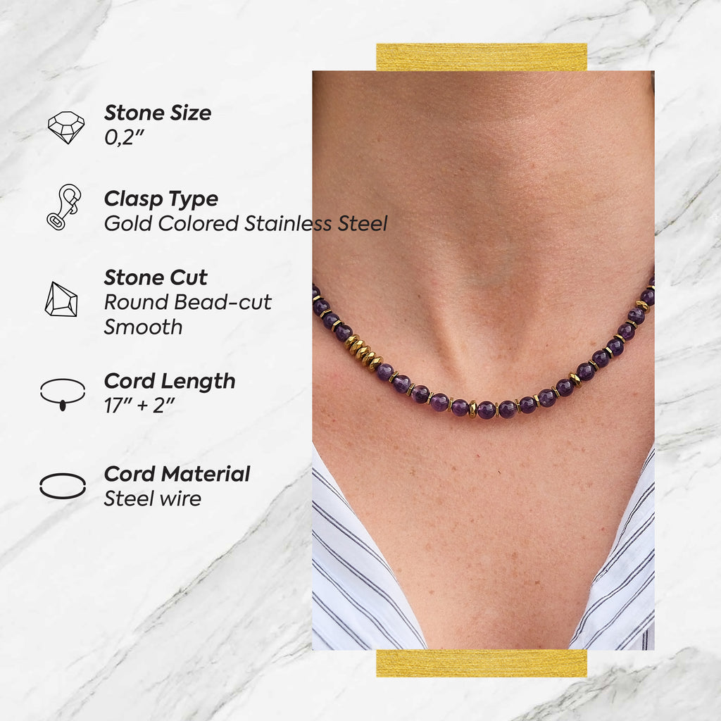 Awakening Moment – Amethyst Necklace