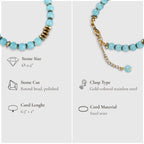 Fresh Start Moment – Amazonite Bracelet (Gold Version)