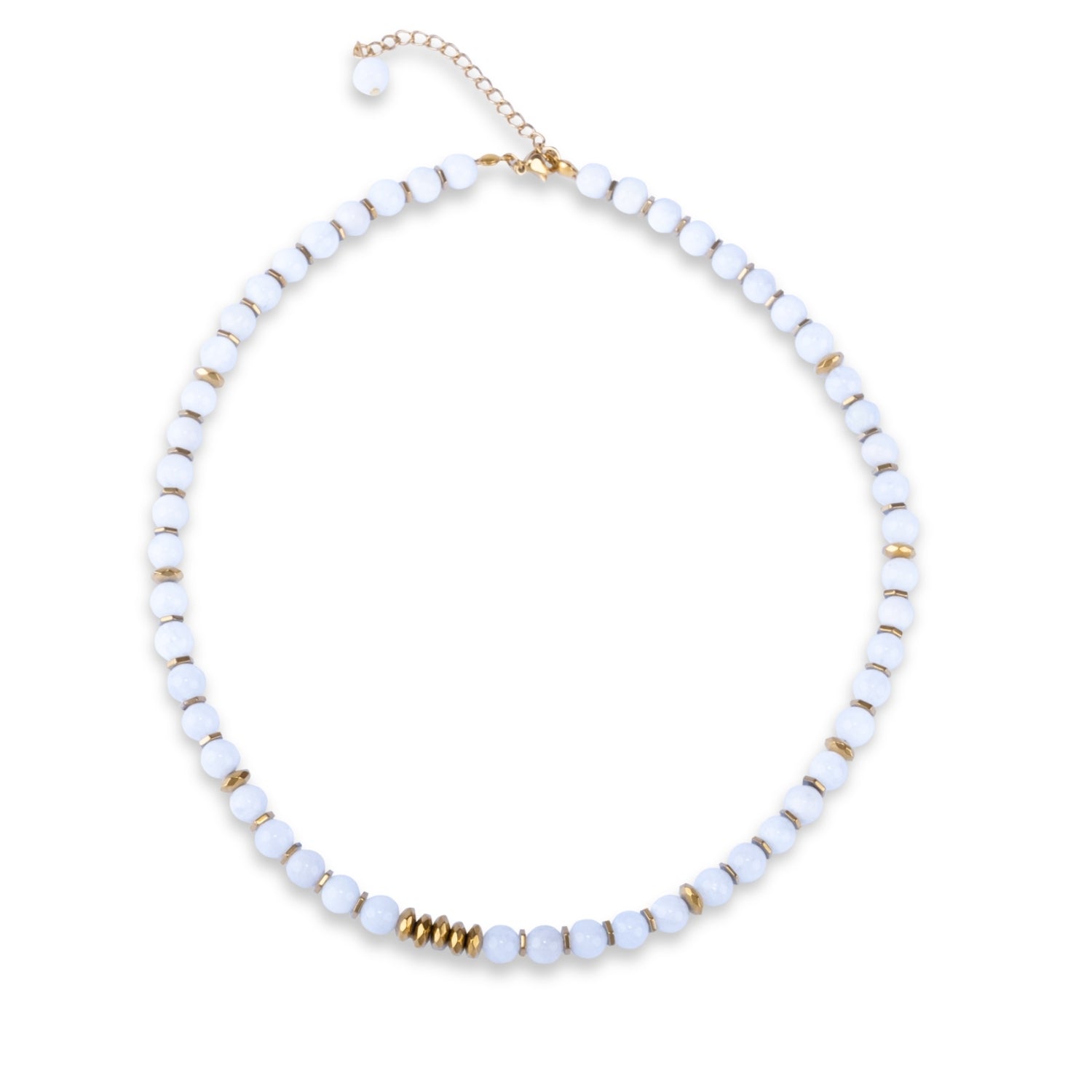 Life Bloom Moment – Moonstone Necklaces (Gold Version)