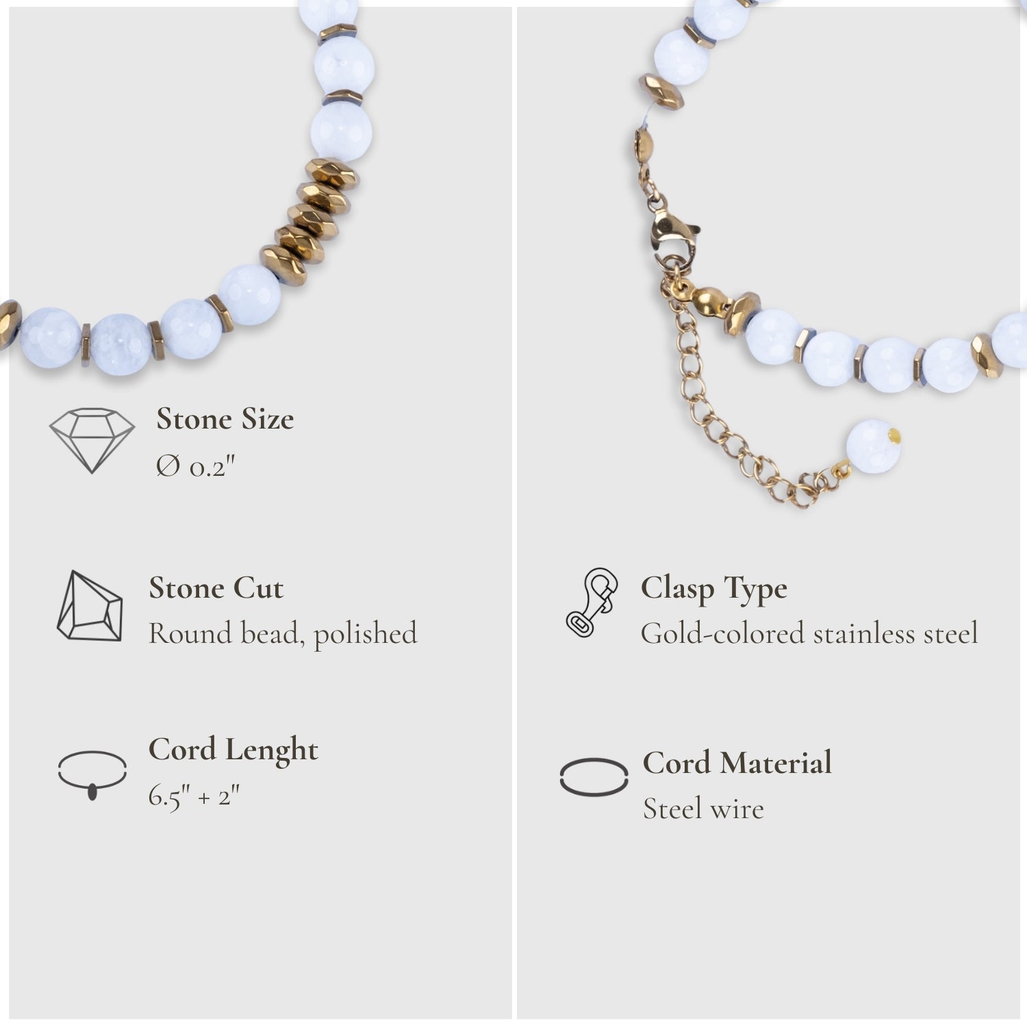 Life Bloom Moment – Moonstone Bracelet (Gold Version)