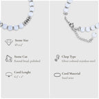 Life Bloom Moment – Moonstone Bracelet (Silver Version)