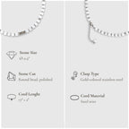 Life Bloom Moment – Moonstone Necklaces (Silver Version)