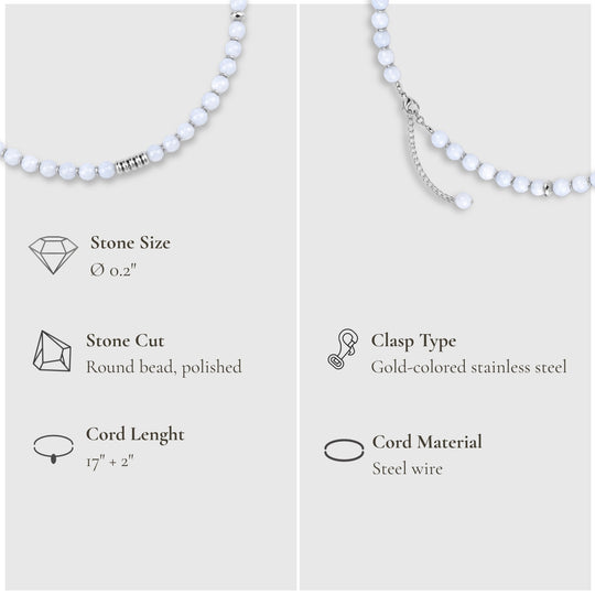 Life Bloom Moment – Moonstone Necklaces (Silver Version)