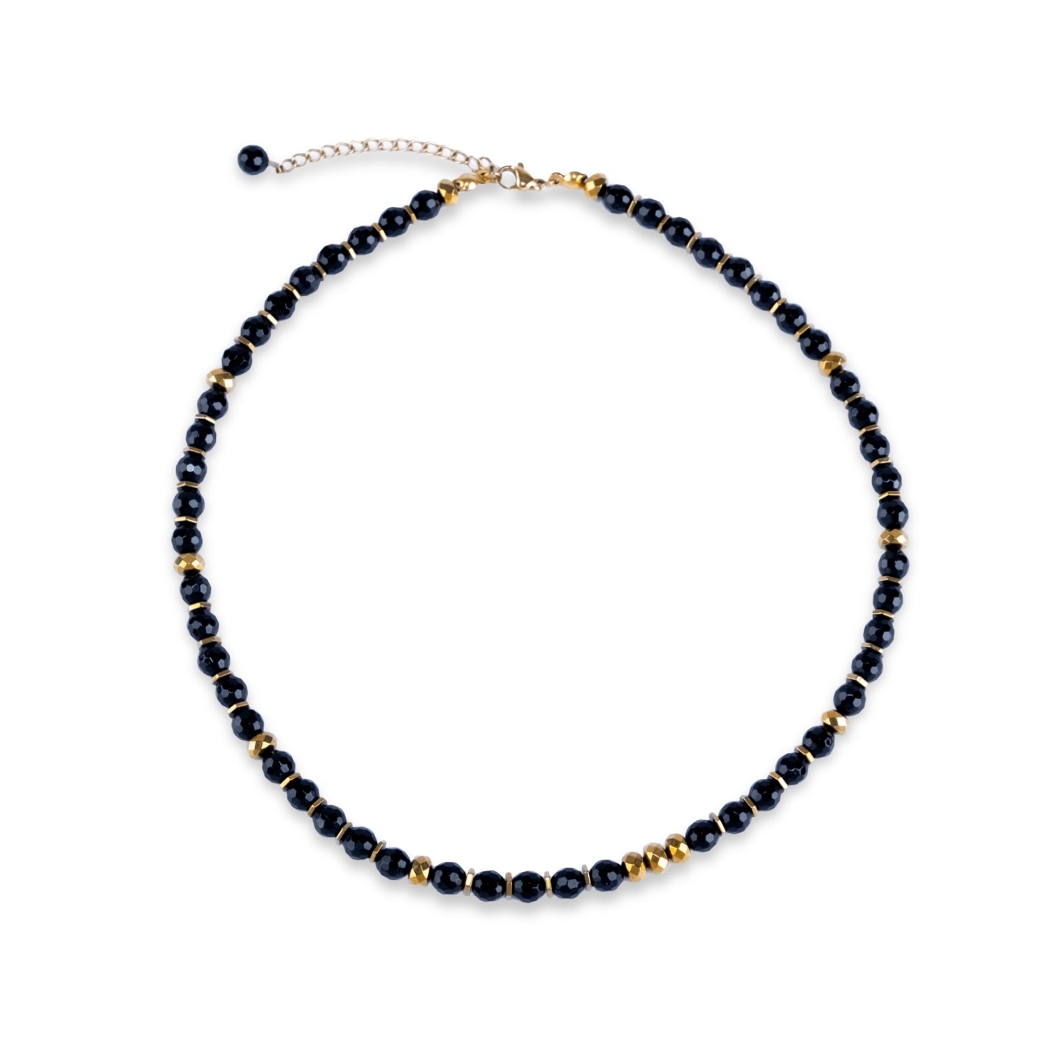 Turning Point Moment – Black Onyx Necklace (Gold Version)