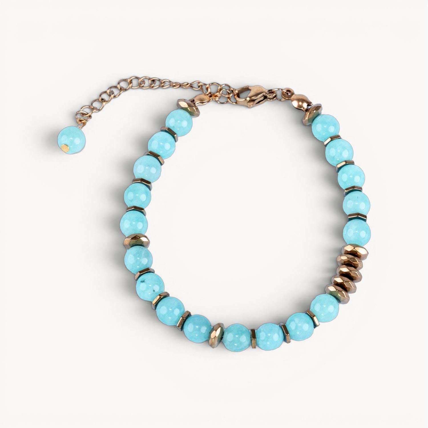Fresh Start Moment – Amazonite Bracelet (Gold Version)