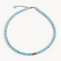 Fresh Start Moment – Amazonite Necklace (Gold Hematite Version)