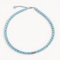 Fresh Start Moment – Amazonite Necklace (Silver Hematite Version)