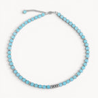 Fresh Start Moment – Amazonite Necklace (Silver Hematite Version)