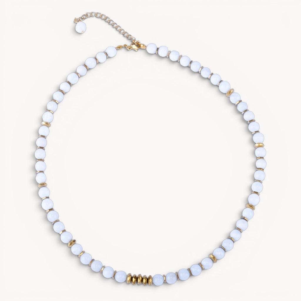 Life Bloom Moment – Moonstone Necklaces (Gold Version)