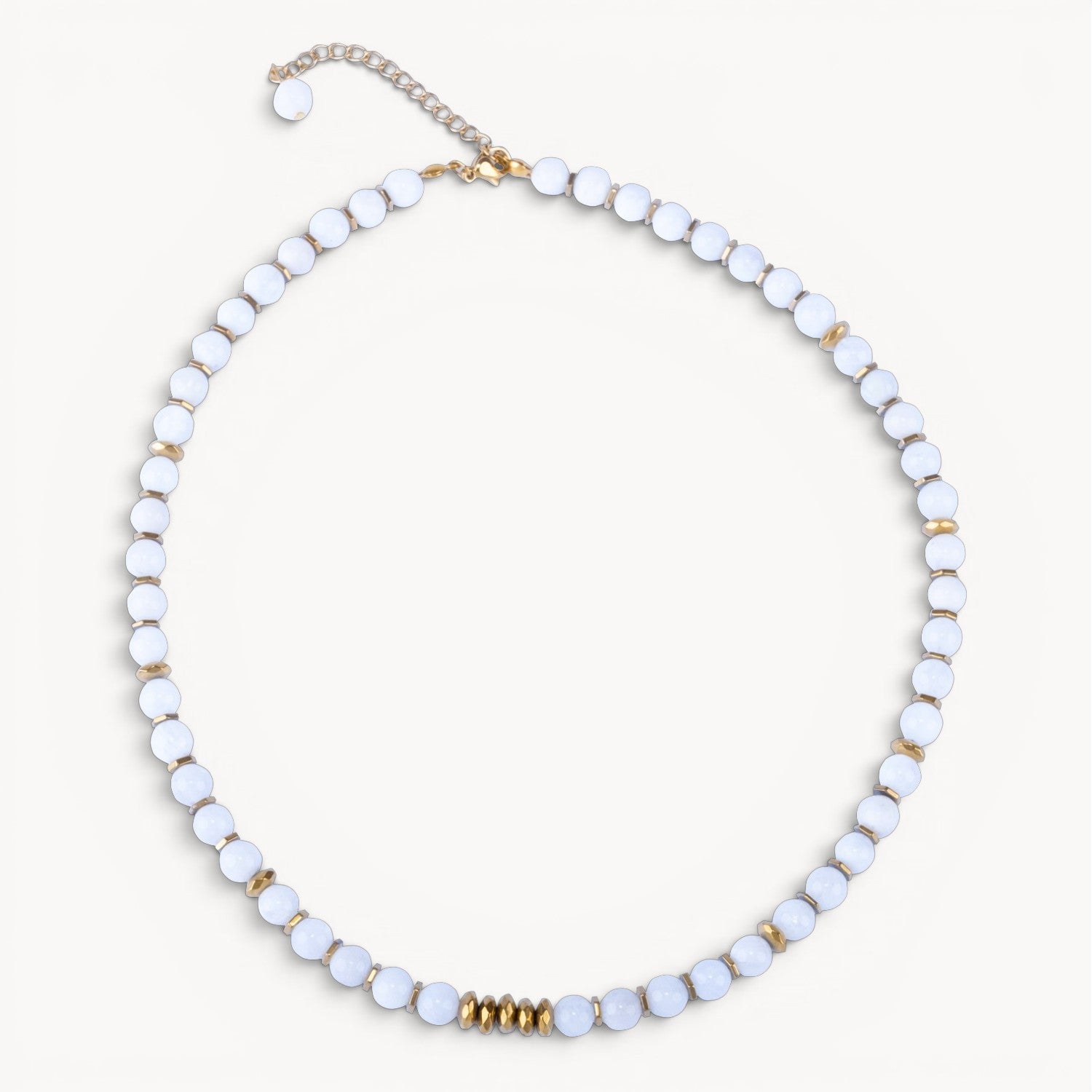 Life Bloom Moment – Moonstone Necklaces (Gold Version)