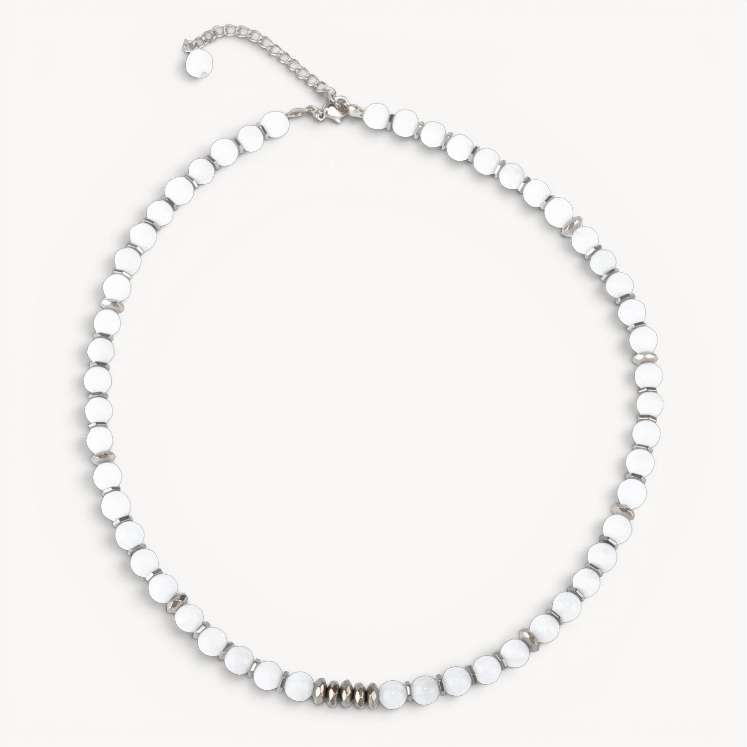 Life Bloom Moment – Moonstone Necklaces (Silver Version)