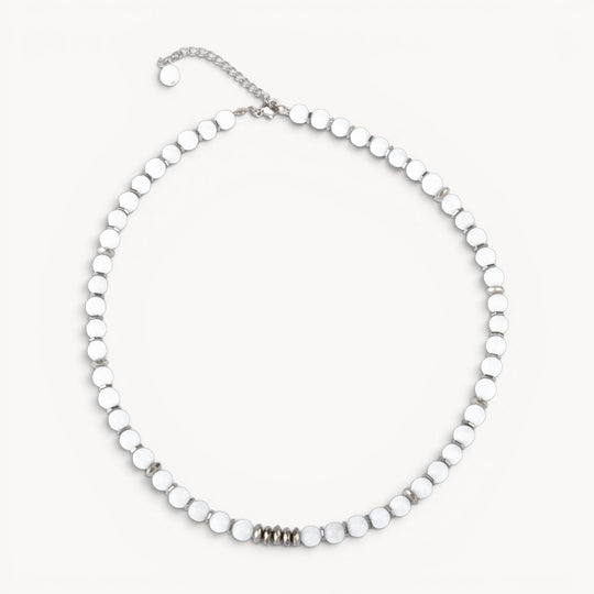 Life Bloom Moment – Moonstone Necklaces (Silver Version)