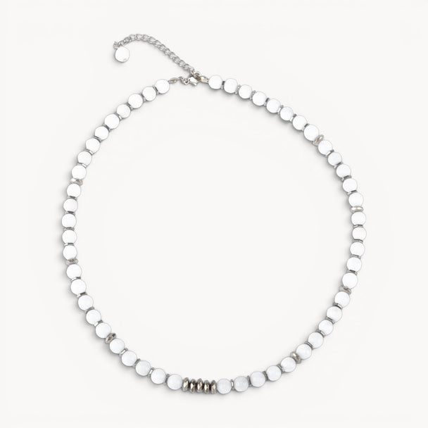 Life Bloom Moment – Moonstone Necklaces (Silver Version)