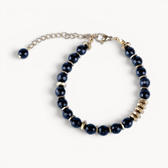 Turning Point Moment – Black Onyx Bracelet (Gold Version)