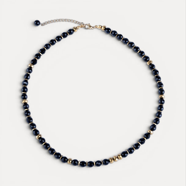 Turning Point Moment – Black Onyx Necklace (Gold Version)