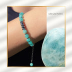 Fresh Start Moment – Amazonite Bracelet (Silver Version)