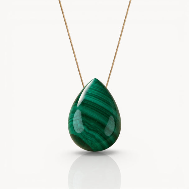 Abundance & Touch – Malachite Necklace