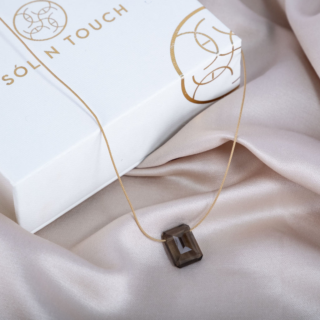 Root Chakra & Touch – Smoky Quartz Necklace
