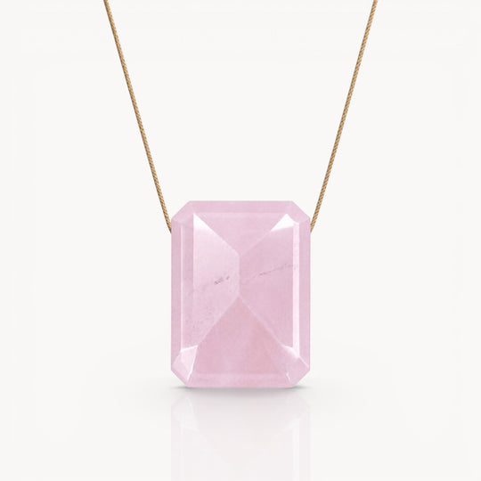 Heart Chakra & Touch – Rose Quartz Necklace