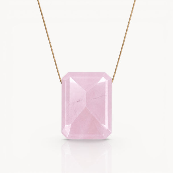 Heart Chakra & Touch – Rose Quartz Necklace