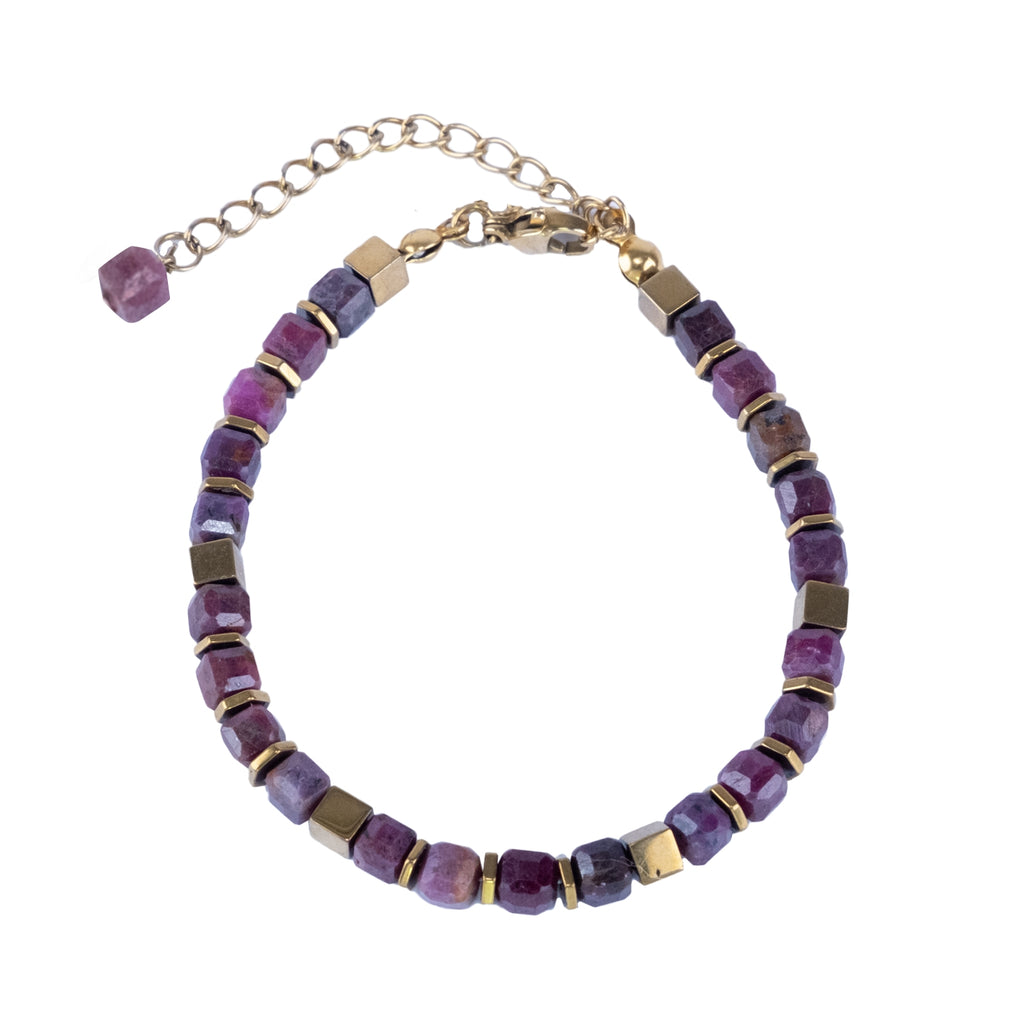 Ruby Flame – Sól Elegance Bracelet