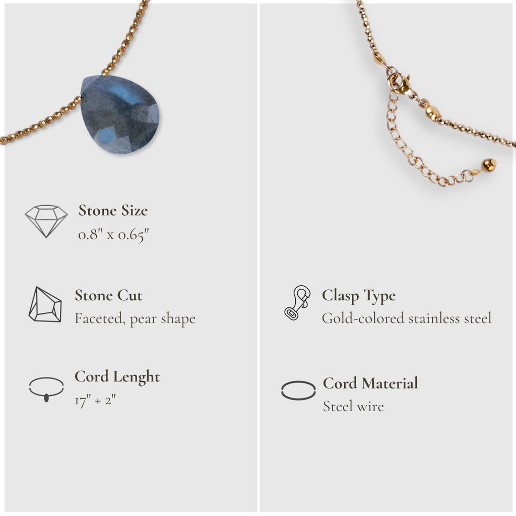 Hidden Light – Labradorite Necklace