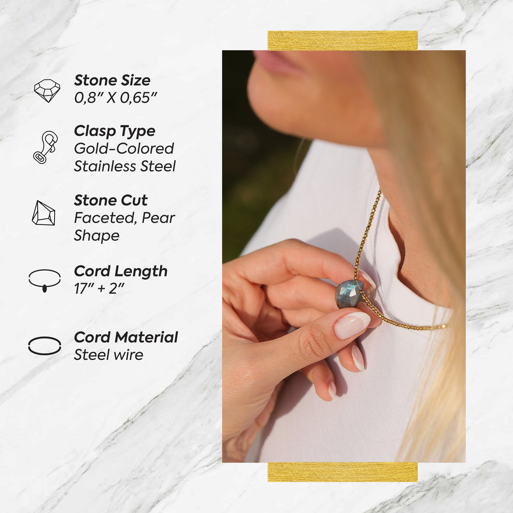 Hidden Light – Labradorite Necklace