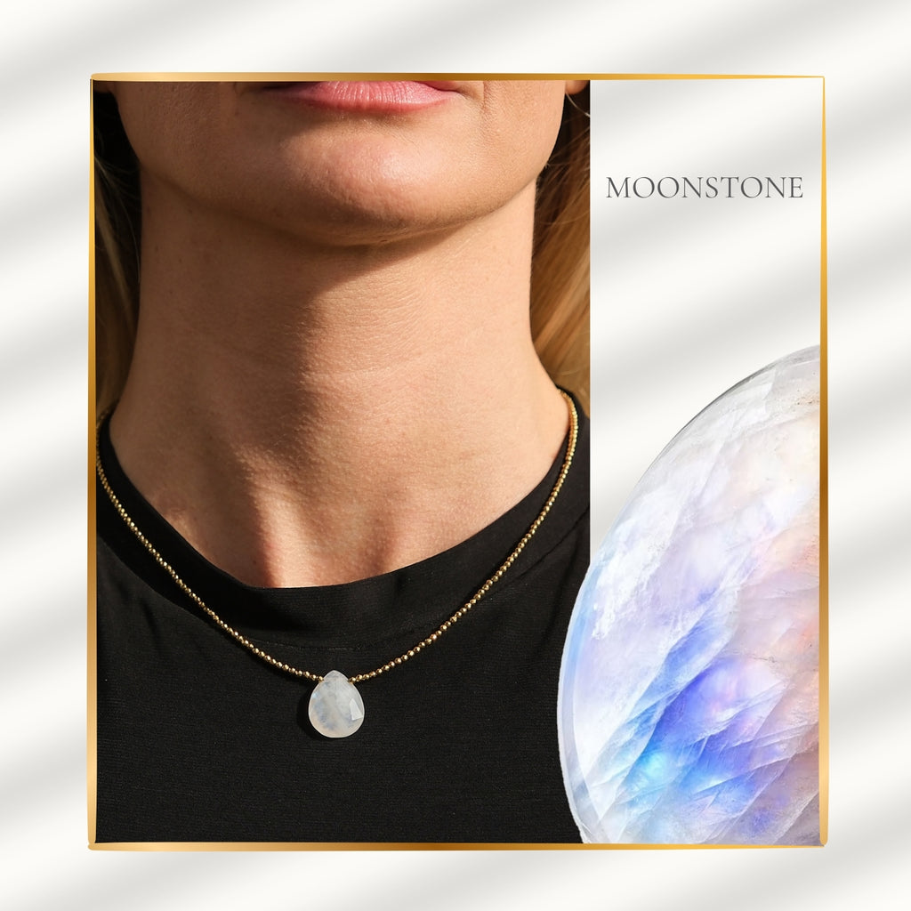 Soft Glow – Moonstone Necklace