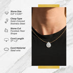 Soft Glow – Moonstone Necklace