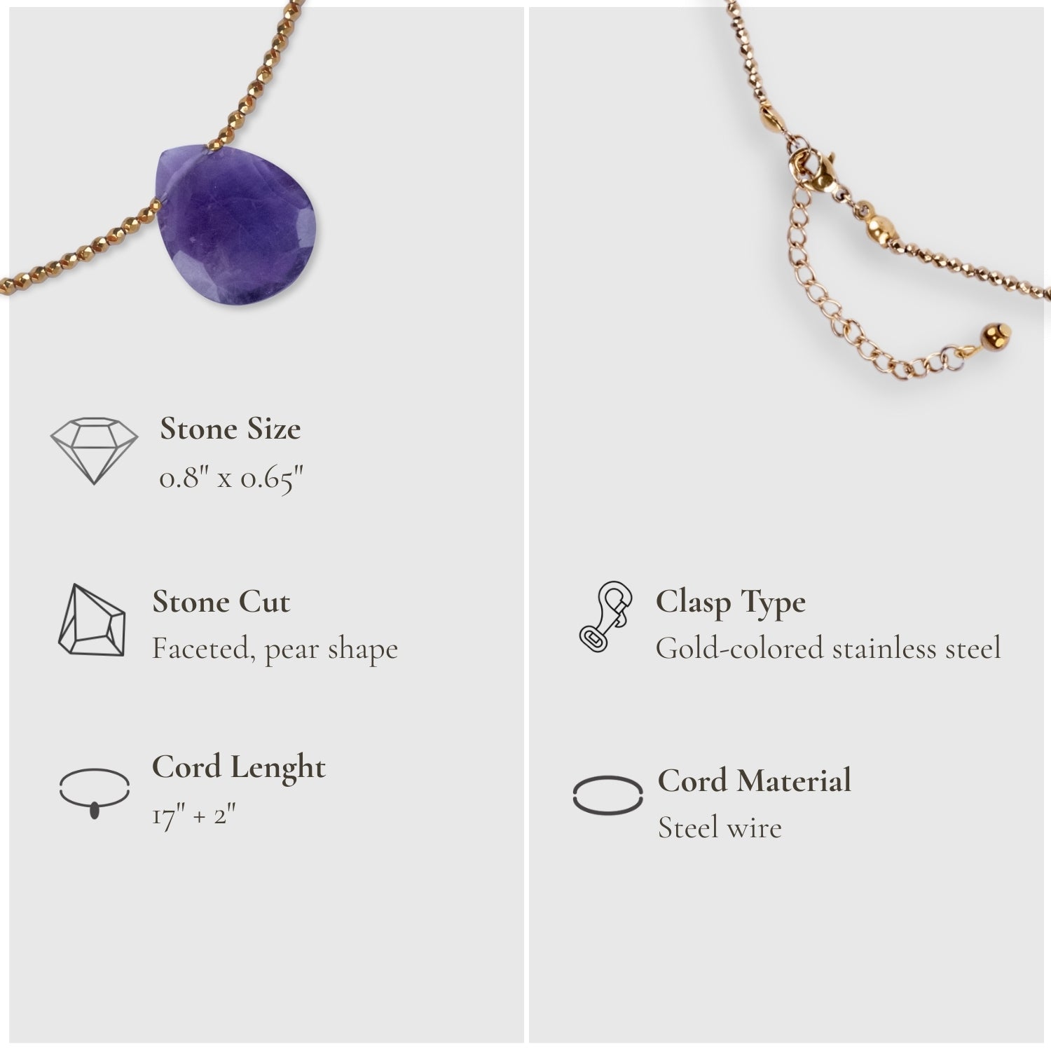 Violet Crown – Sól Signature Necklace