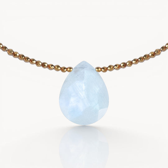 Soft Glow – Moonstone Necklace