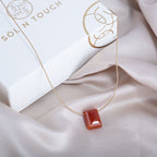Sacral Chakra & Touch – Carnelian Necklace