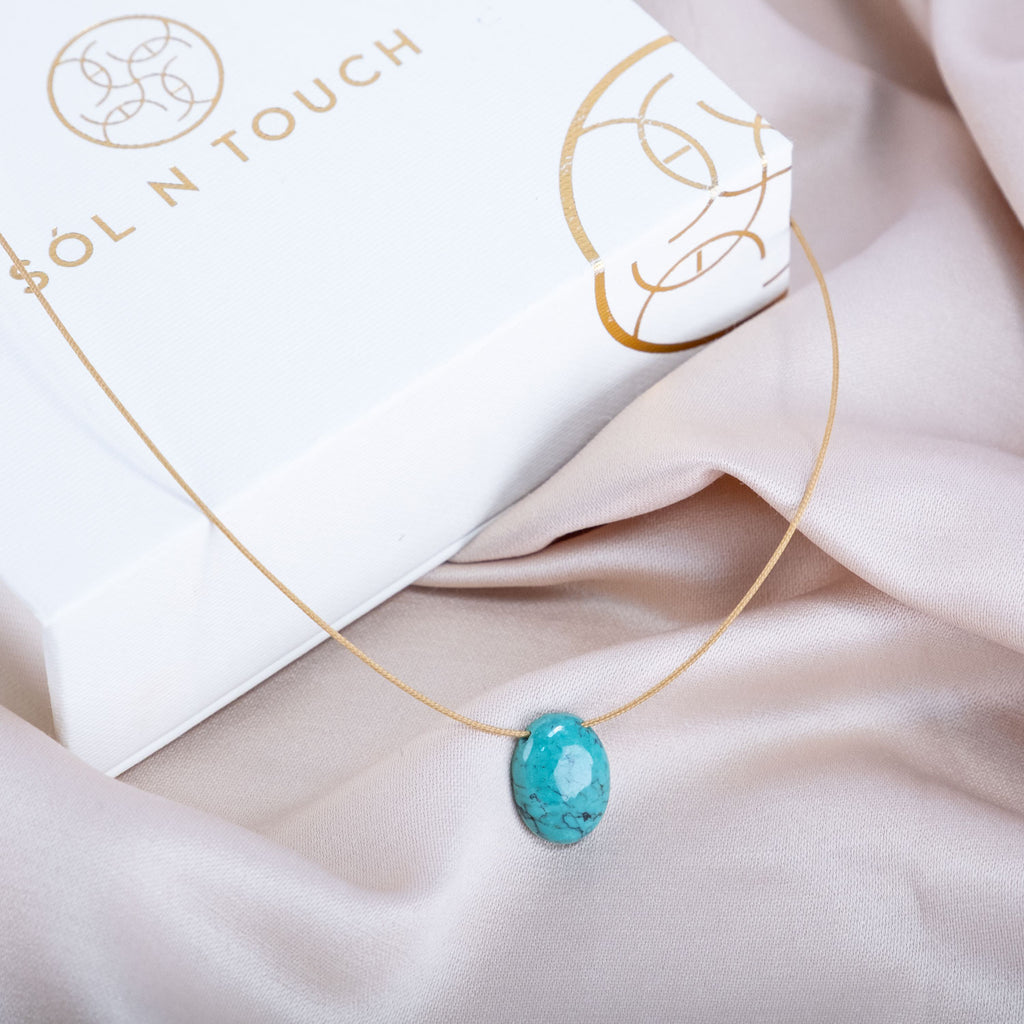 Sagittarius Zodiac & Touch – Turquoise Necklace