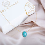 Sagittarius Zodiac & Touch – Turquoise Necklace