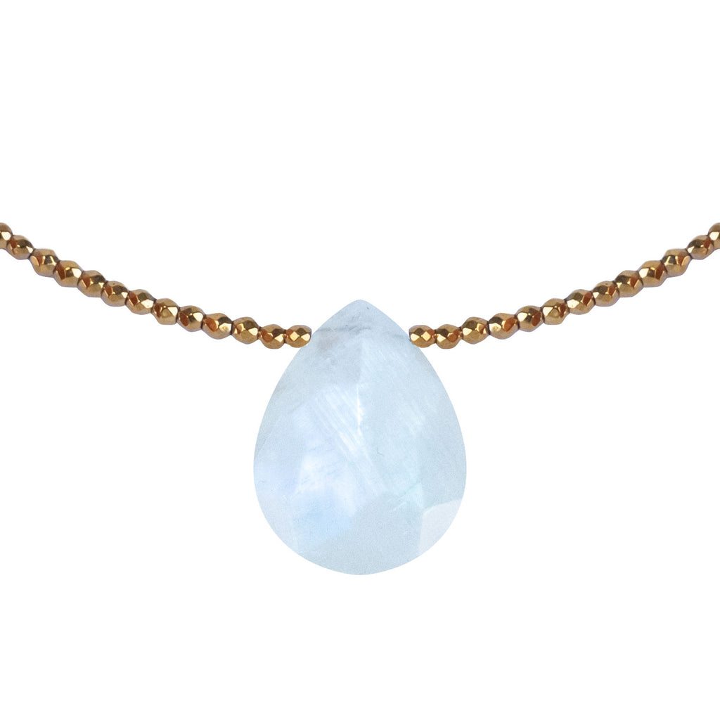 Soft Glow – Moonstone Necklace