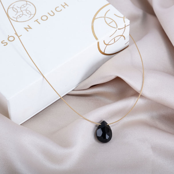 Strength & Touch – Black Onyx Necklace