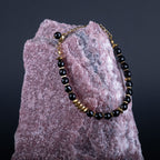 Turning Point Moment – Black Onyx Bracelet (Gold Version)