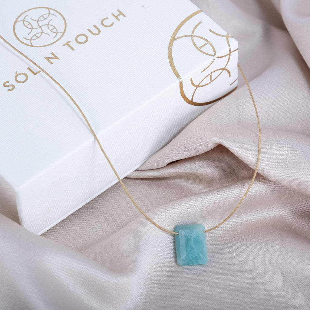 Throat Chakra & Touch – Amazonite Necklace