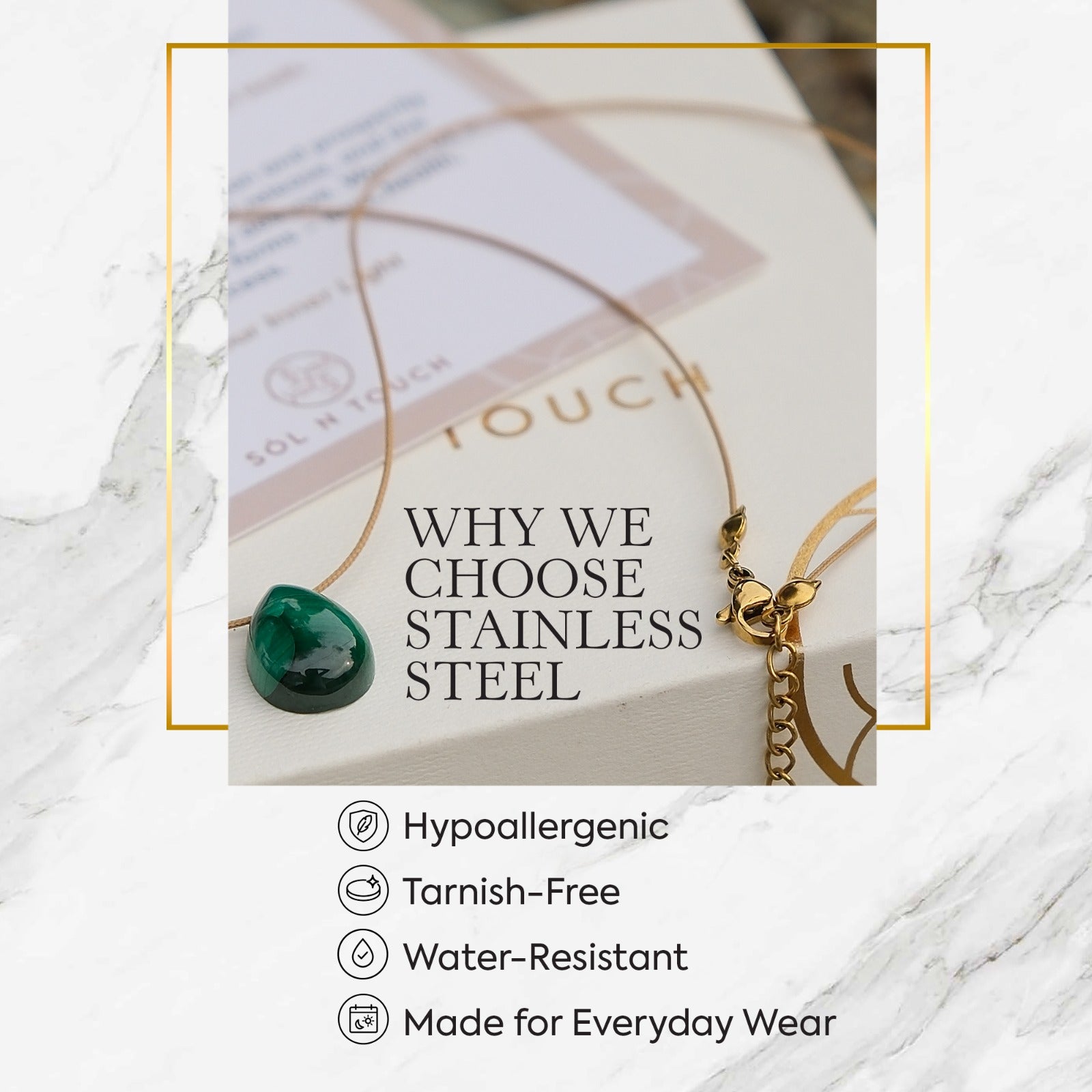 Confidence & Touch – Sunstone Necklace