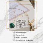 Abundance & Touch – Malachite Necklace