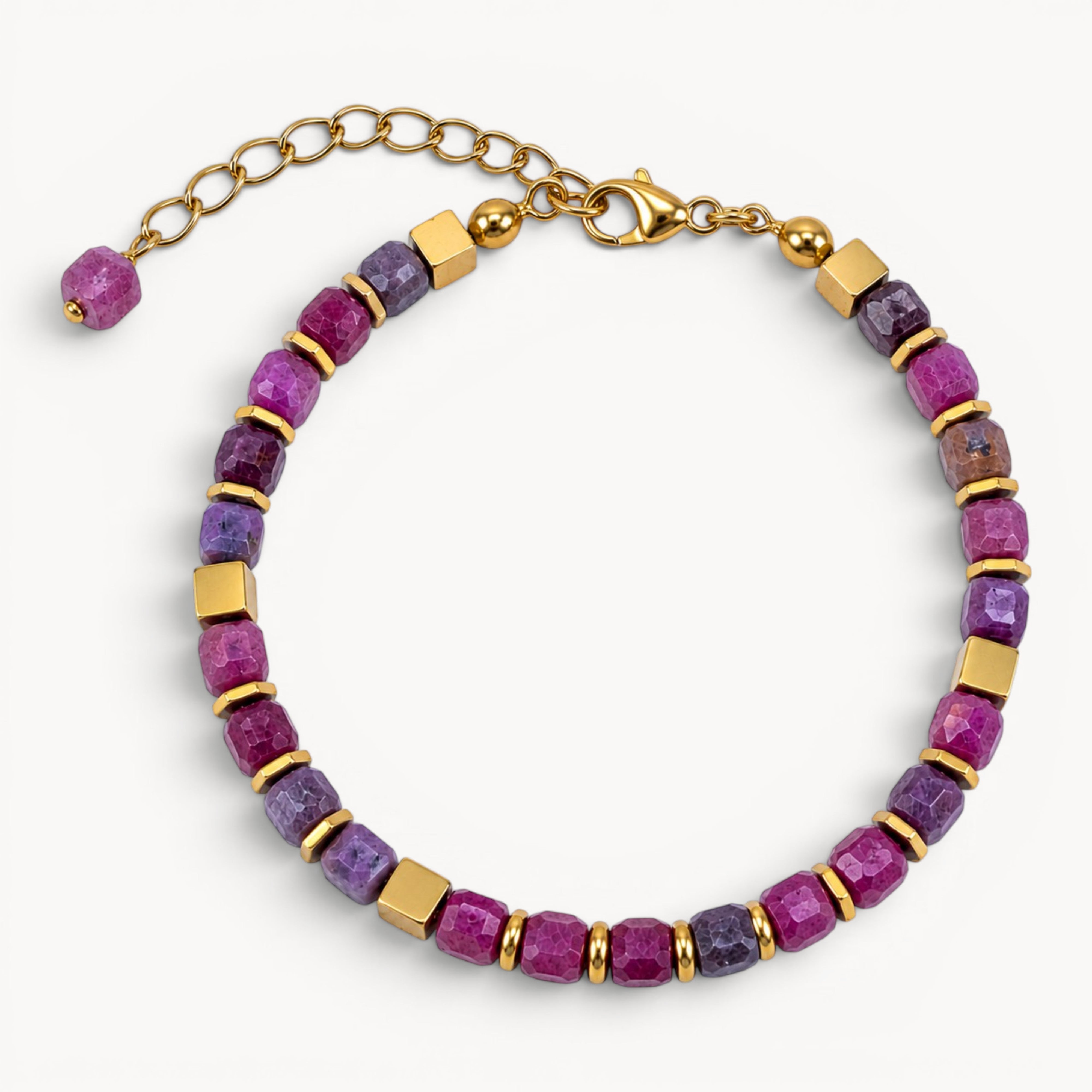 Ruby Flame – Sól Elegance Bracelet