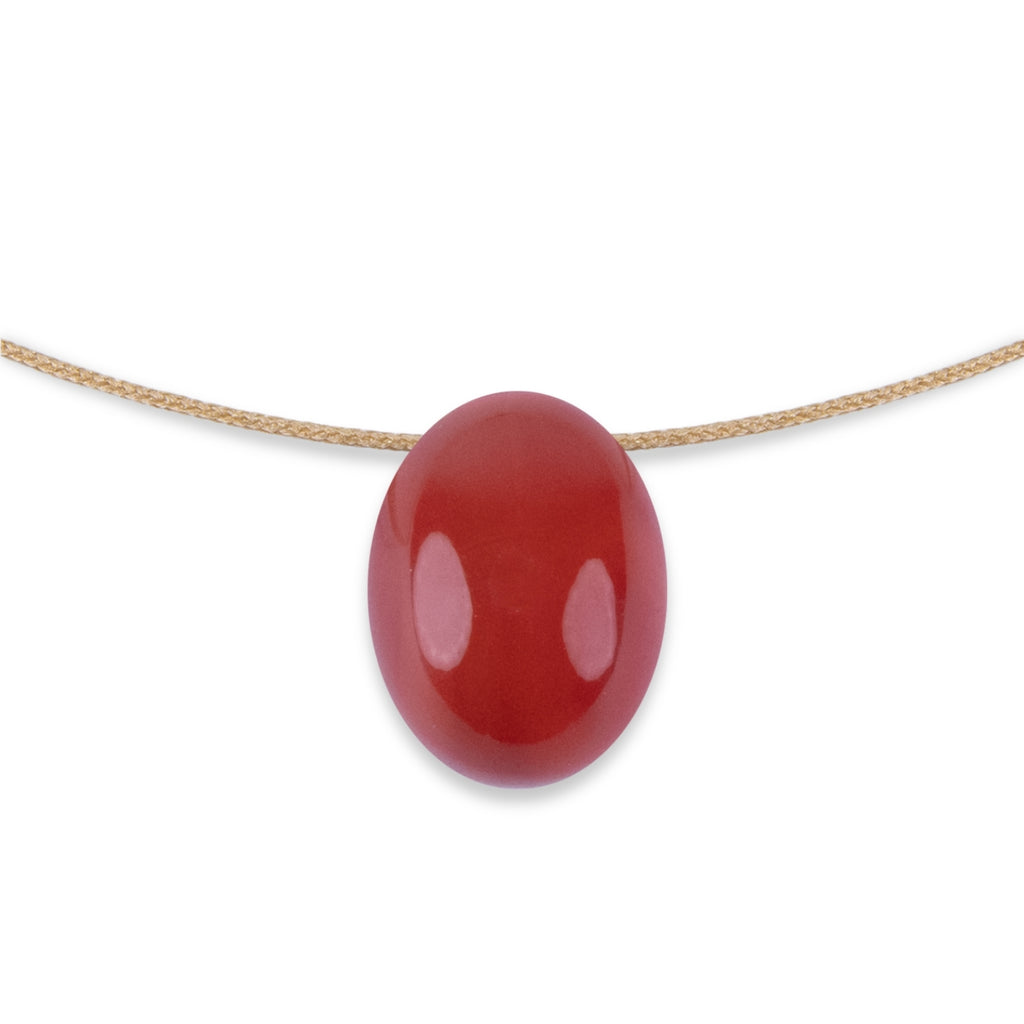 Aries Zodiac & Touch – Carnelian Necklace