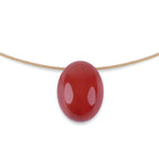 Aries Zodiac & Touch – Carnelian Necklace