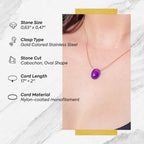 Aquarius Zodiac & Touch – Amethyst Necklace
