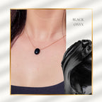 Capricorn Zodiac & Touch – Onyx Necklace