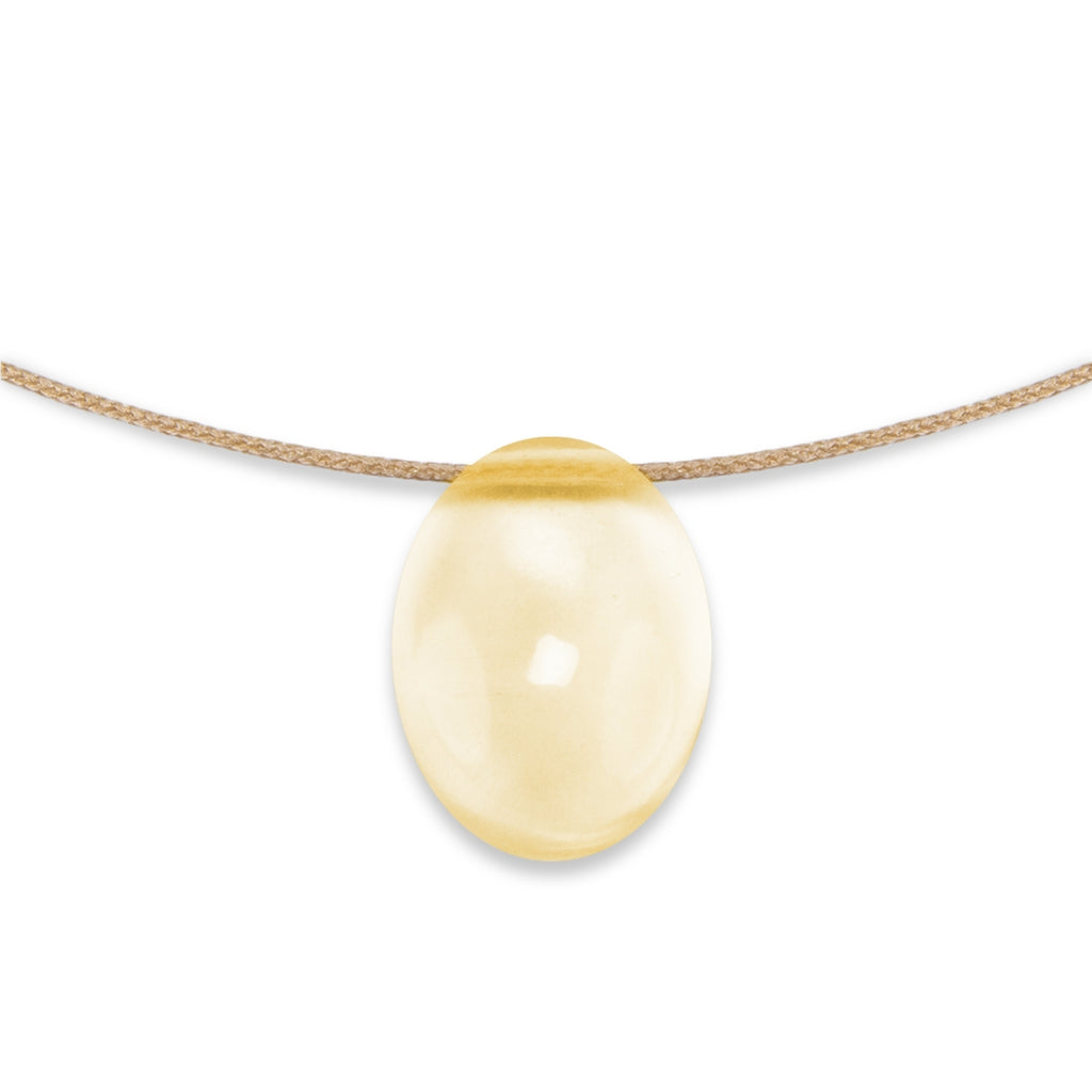 Gemini Zodiac & Touch – Citrine Necklace